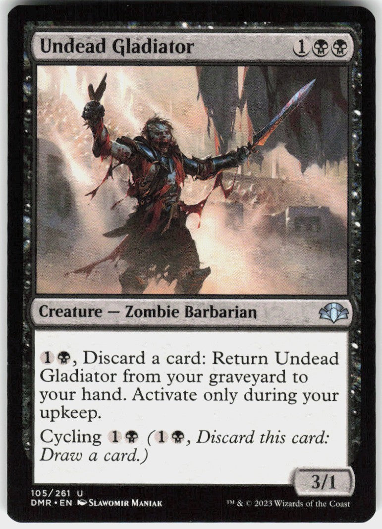 Undead Gladiator #105 NM