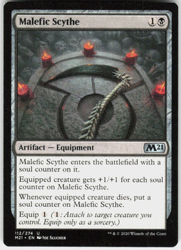 Malefic Scythe #112 NM