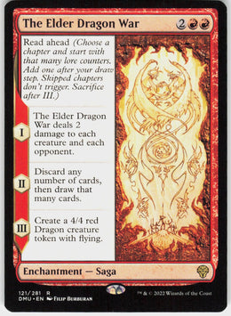 The Elder Dragon War #121 NM
