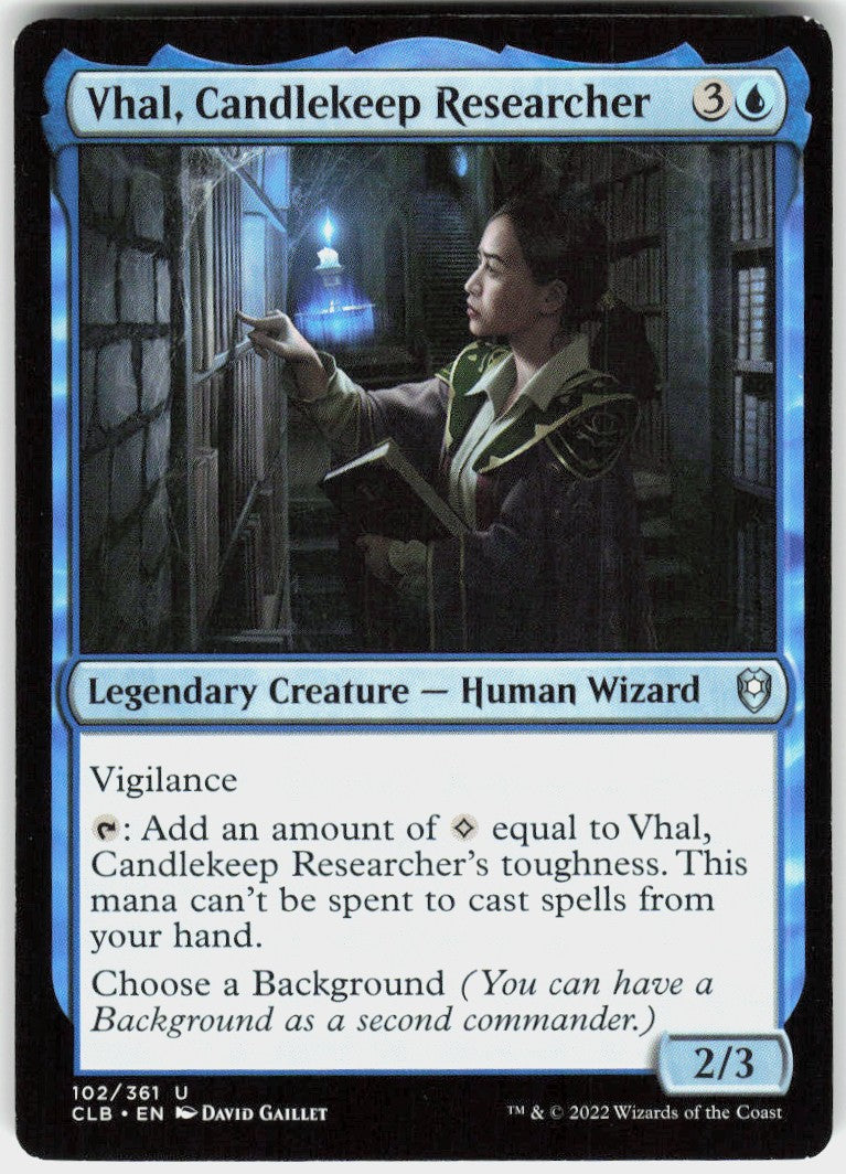 Vhal, Candlekeep Researcher #102 NM