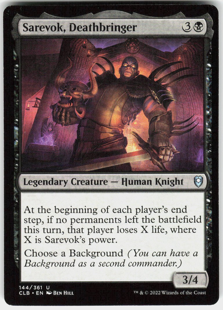 Sarevok, Deathbringer #144 NM