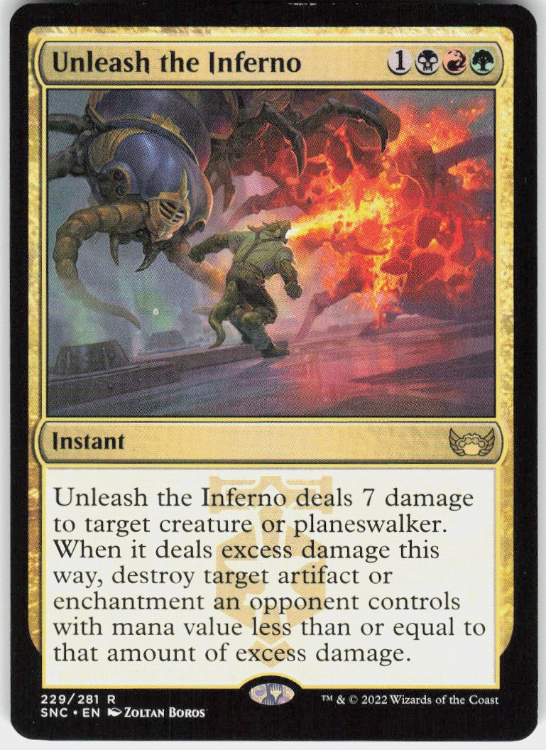Unleash the Inferno #229 NM