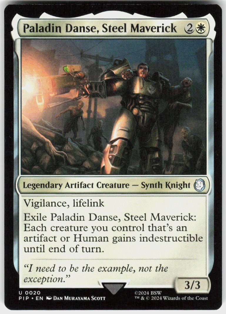 Paladin Danse, Steel Maverick #20 NM