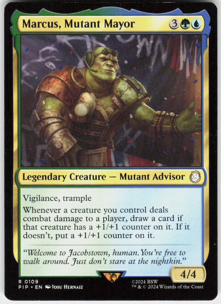 Marcus, Mutant Mayor #109 NM