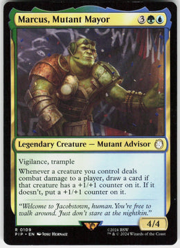 Marcus, Mutant Mayor #109 NM
