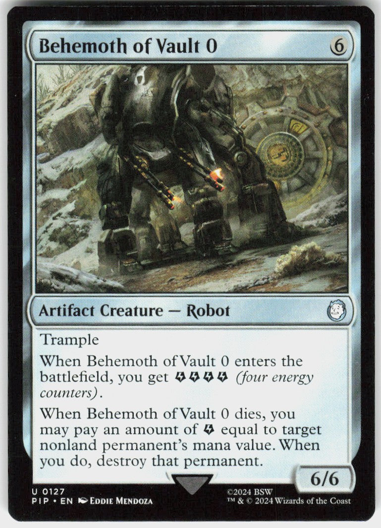 Behemoth of Vault 0 #127 NM