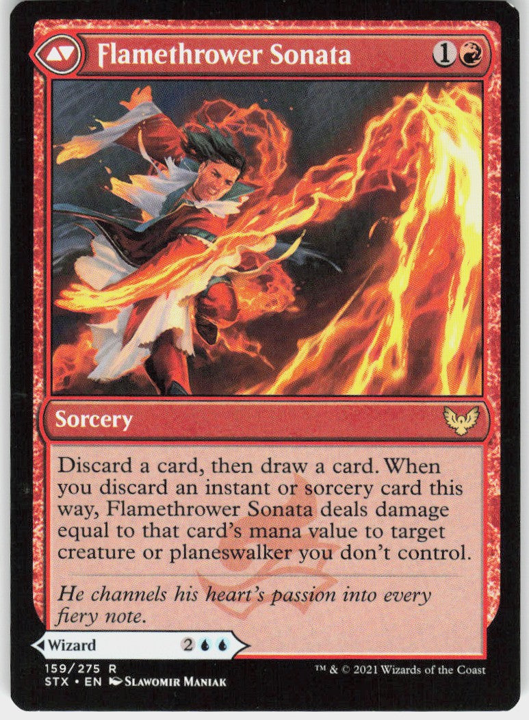 Torrent Sculptor // Flamethrower Sonata #159 NM
