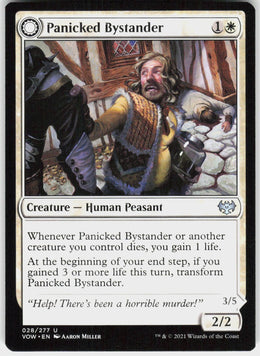 Panicked Bystander // Cackling Culprit #28 NM