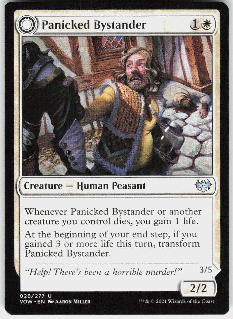 Panicked Bystander // Cackling Culprit #28 NM