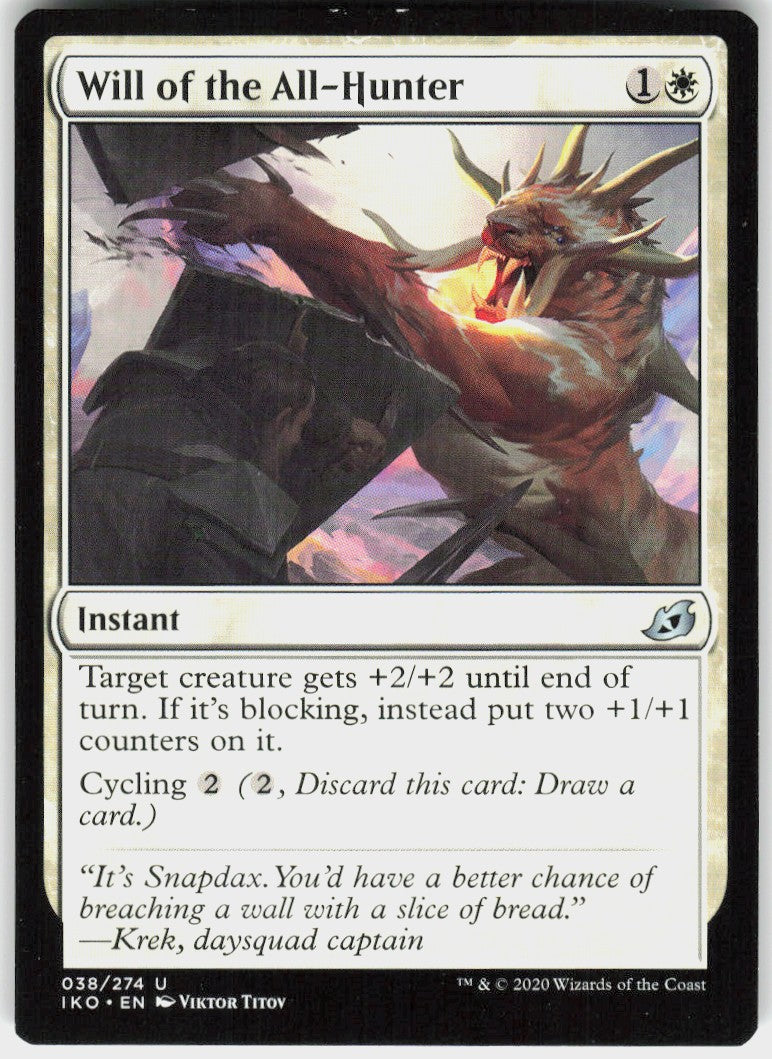 Will of the All-Hunter #38 NM