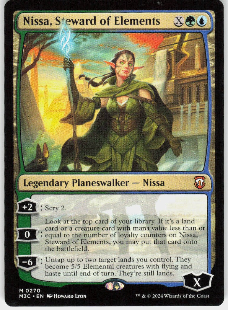 Nissa, Steward of Elements #270 NM