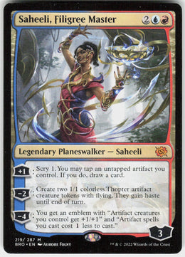 Saheeli, Filigree Master #219 NM