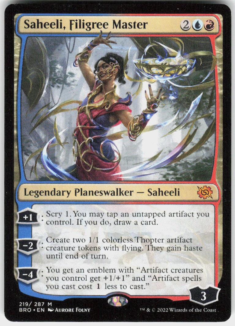 Saheeli, Filigree Master #219 NM