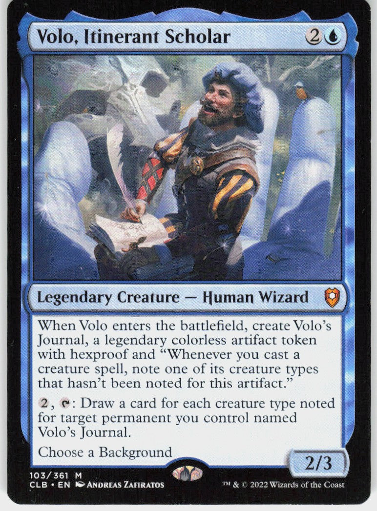 Volo, Itinerant Scholar #103 NM