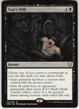 Szat's Will #152 NM
