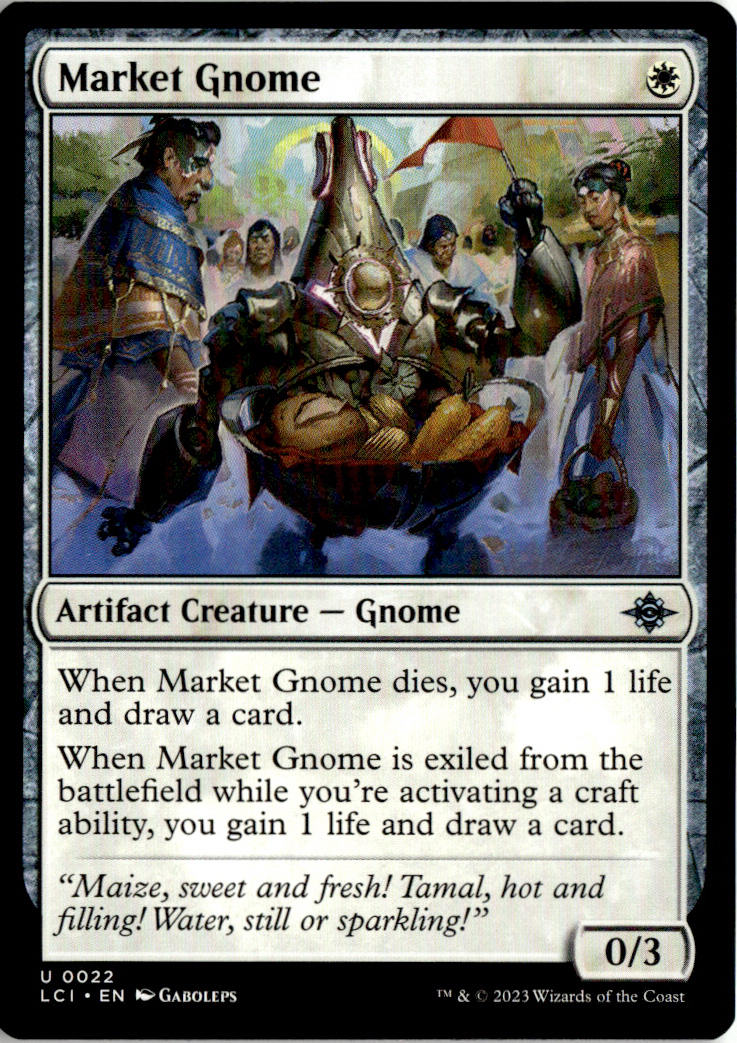 Market Gnome - The Lost Caverns of Ixalan #22 - Near Mint - Normal