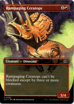 Rampaging Ceratops - The Lost Caverns of Ixalan #322 - Near Mint - Normal