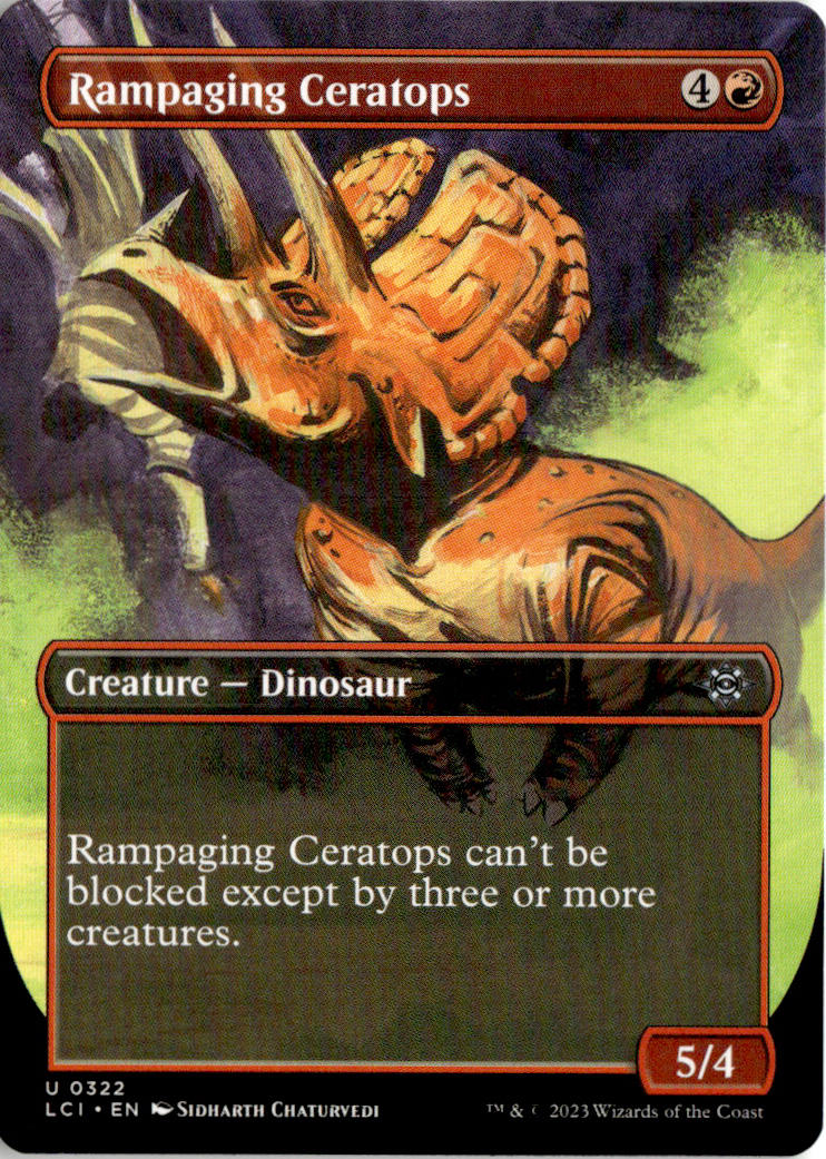 Rampaging Ceratops - The Lost Caverns of Ixalan #322 - Near Mint - Normal
