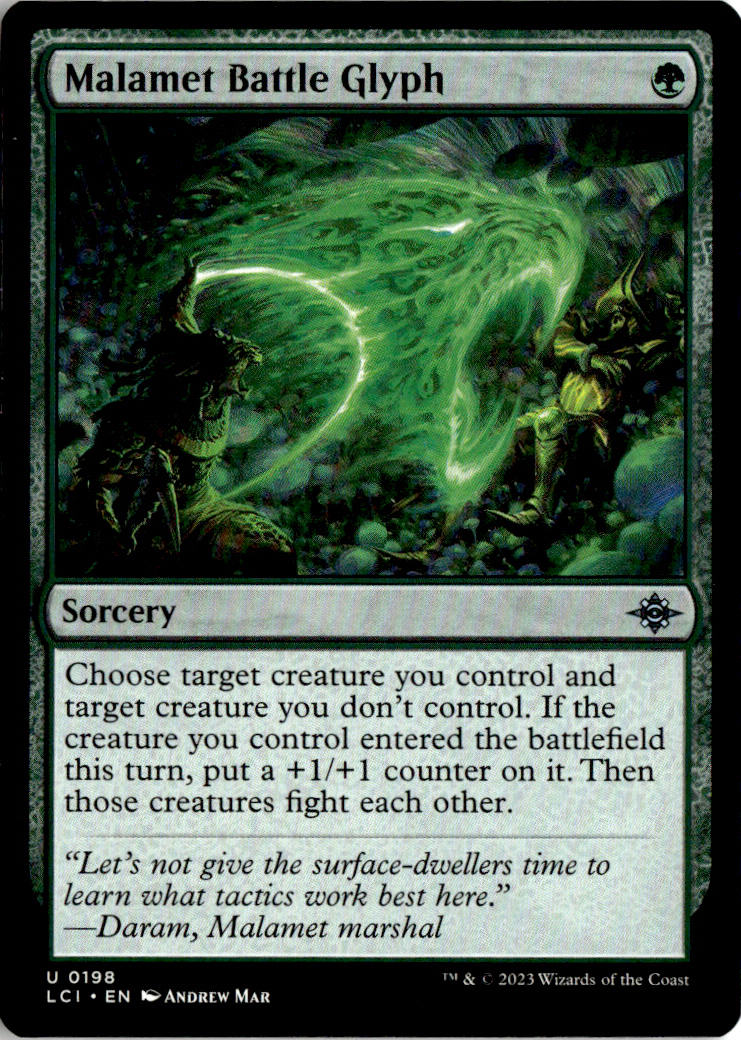 Malamet Battle Glyph - The Lost Caverns of Ixalan #198 - Near Mint - Normal