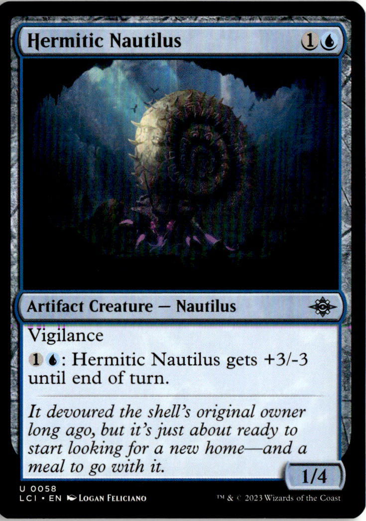Hermitic Nautilus - The Lost Caverns of Ixalan #58 - Near Mint - Normal