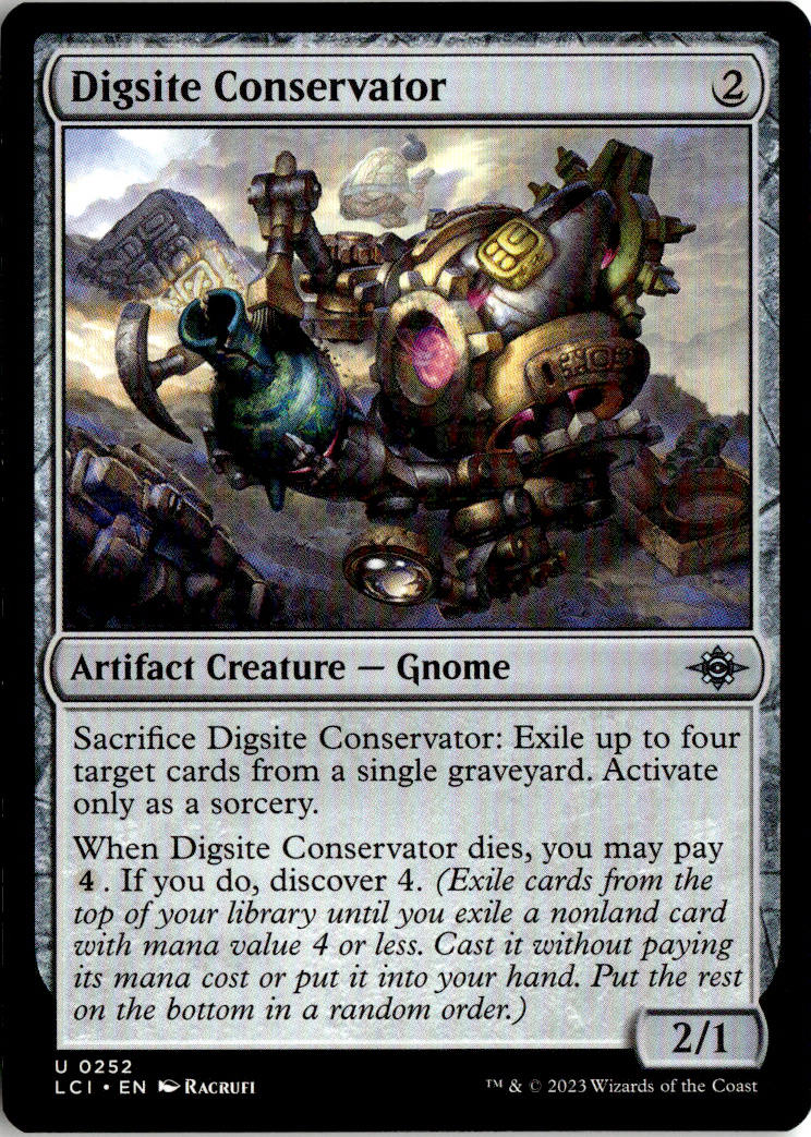 Digsite Conservator - The Lost Caverns of Ixalan #252 - Near Mint - Normal