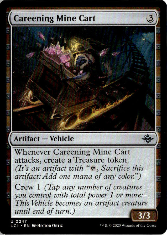 Careening Mine Cart - The Lost Caverns of Ixalan #247 - Near Mint - Normal