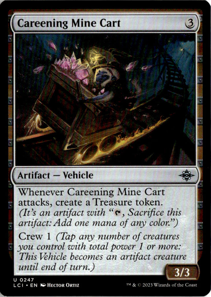 Careening Mine Cart - The Lost Caverns of Ixalan #247 - Near Mint - Normal