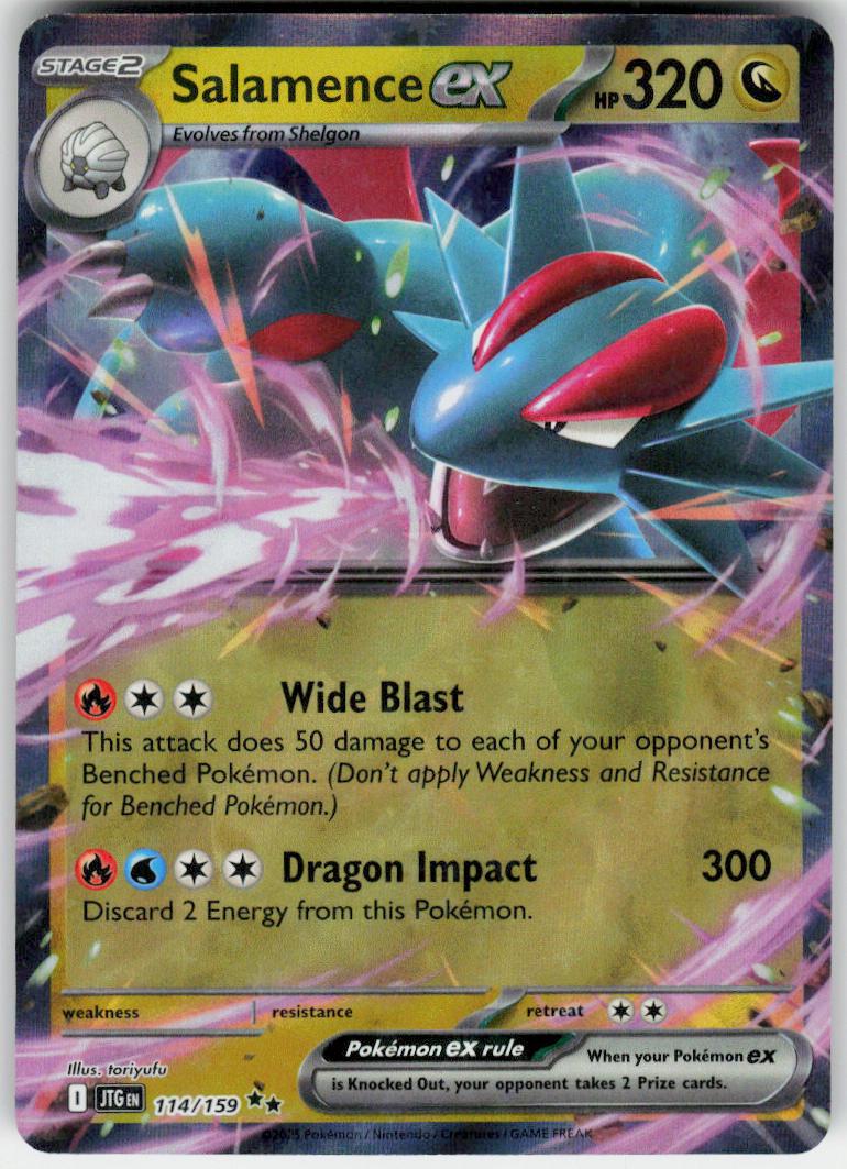 Salamence ex - Journey Together #114/159 - Near Mint - Normal