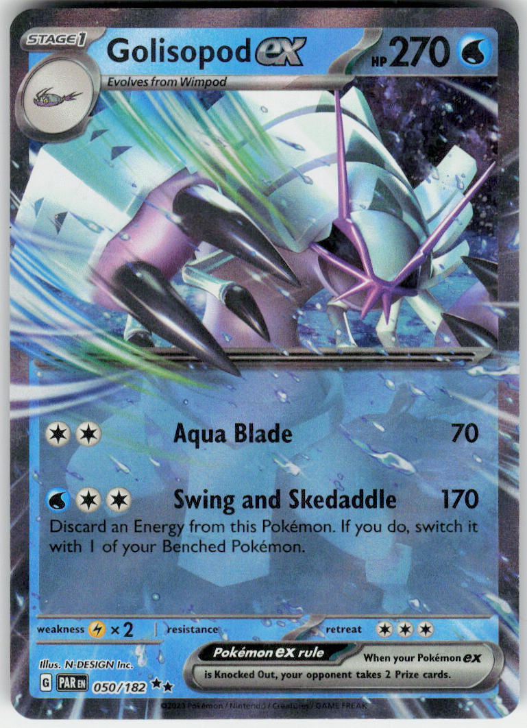 Golisopod ex - Paradox Rift #050/182 - Near Mint - Normal