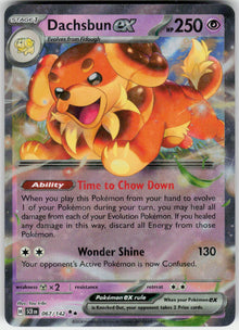 Dachsbun ex - Stellar Crown #067/142 - Near Mint - Normal