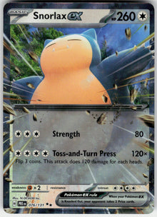 Snorlax ex - Prismatic Evolutions #076/131 - Lightly Played - Normal