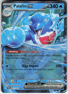 Palafin ex - Twilight Masquerade #061/167 - Near Mint - Normal