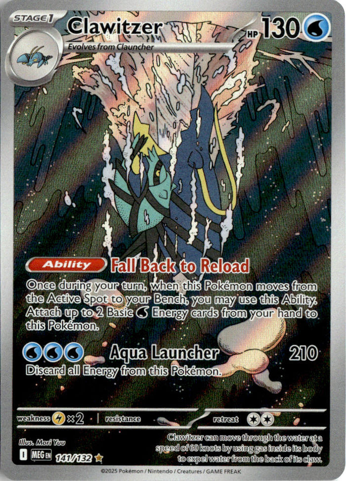 Clawitzer - Mega Evolution #141 - Near Mint - Normal