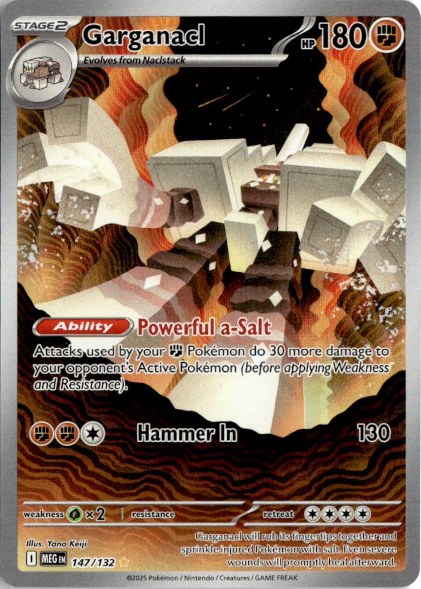 Garganacl - Mega Evolution #147 - Near Mint - Normal