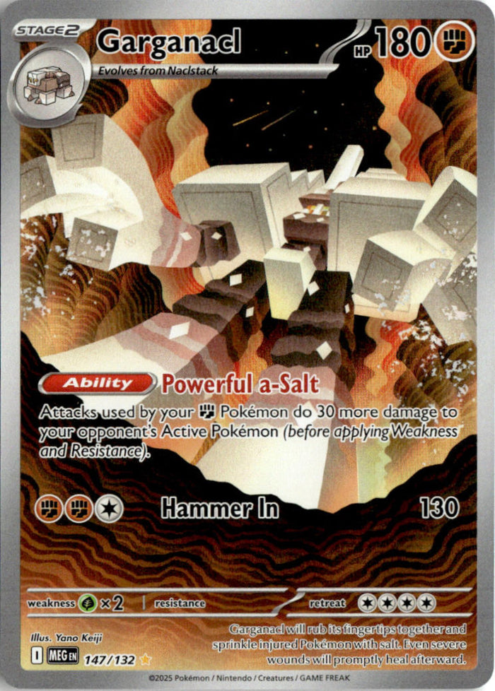 Garganacl - Mega Evolution #147 - Near Mint - Normal