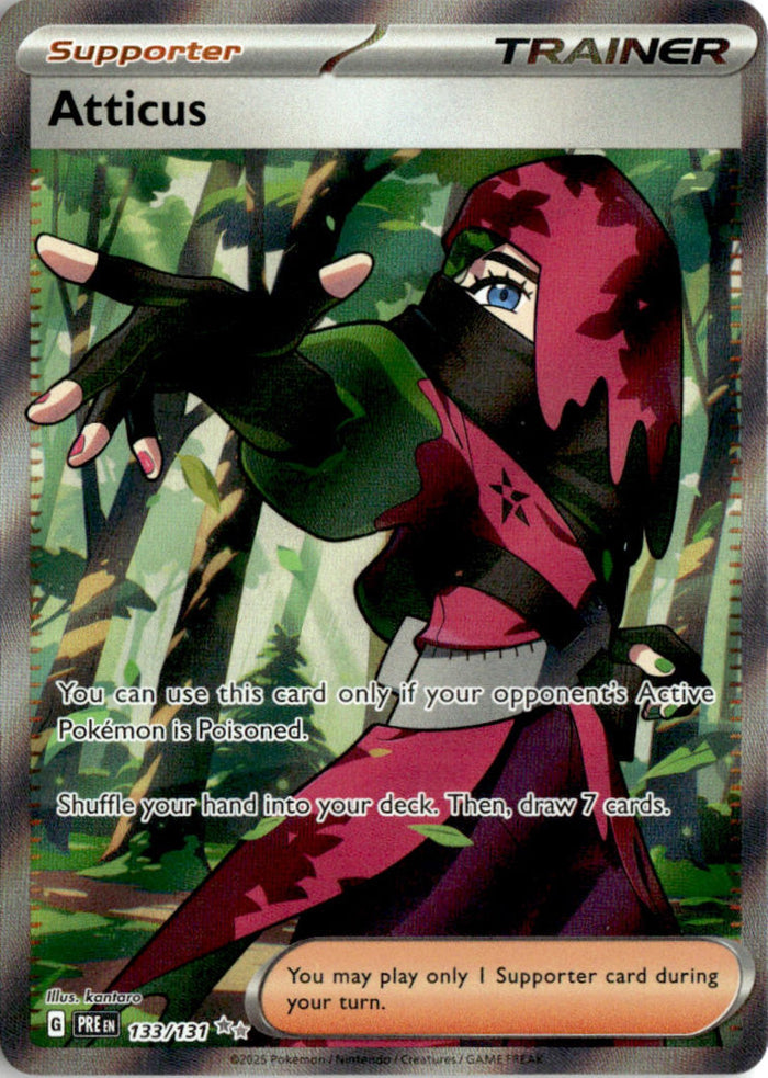 Atticus - Prismatic Evolutions #133 - Near Mint - Normal