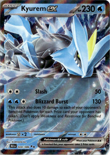 Kyurem ex - Black Bolt #28 - Near Mint - Normal