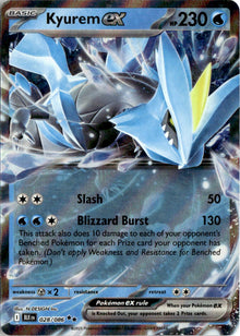 Kyurem ex - Black Bolt #28 - Near Mint - Normal