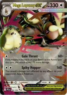 Mega Lopunny ex - Phantasmal Flames #84 - Near Mint - Normal