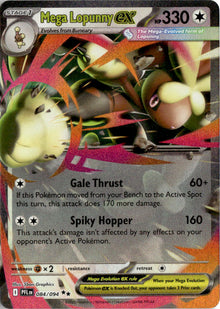Mega Lopunny ex - Phantasmal Flames #84 - Near Mint - Normal