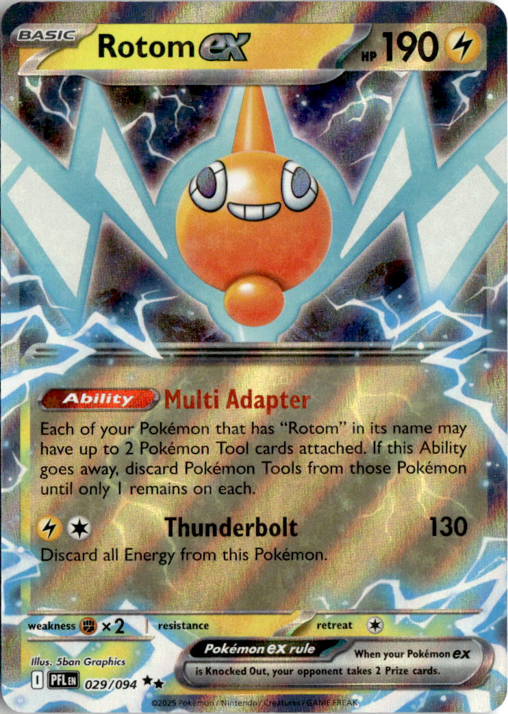 Rotom ex - Phantasmal Flames #29 - Near Mint - Normal