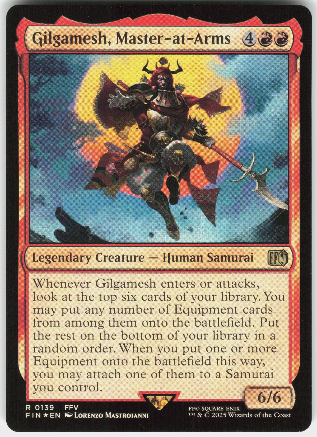 Gilgamesh, Master-at-Arms #139 NM