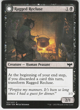 Ragged Recluse // Odious Witch #127 NM