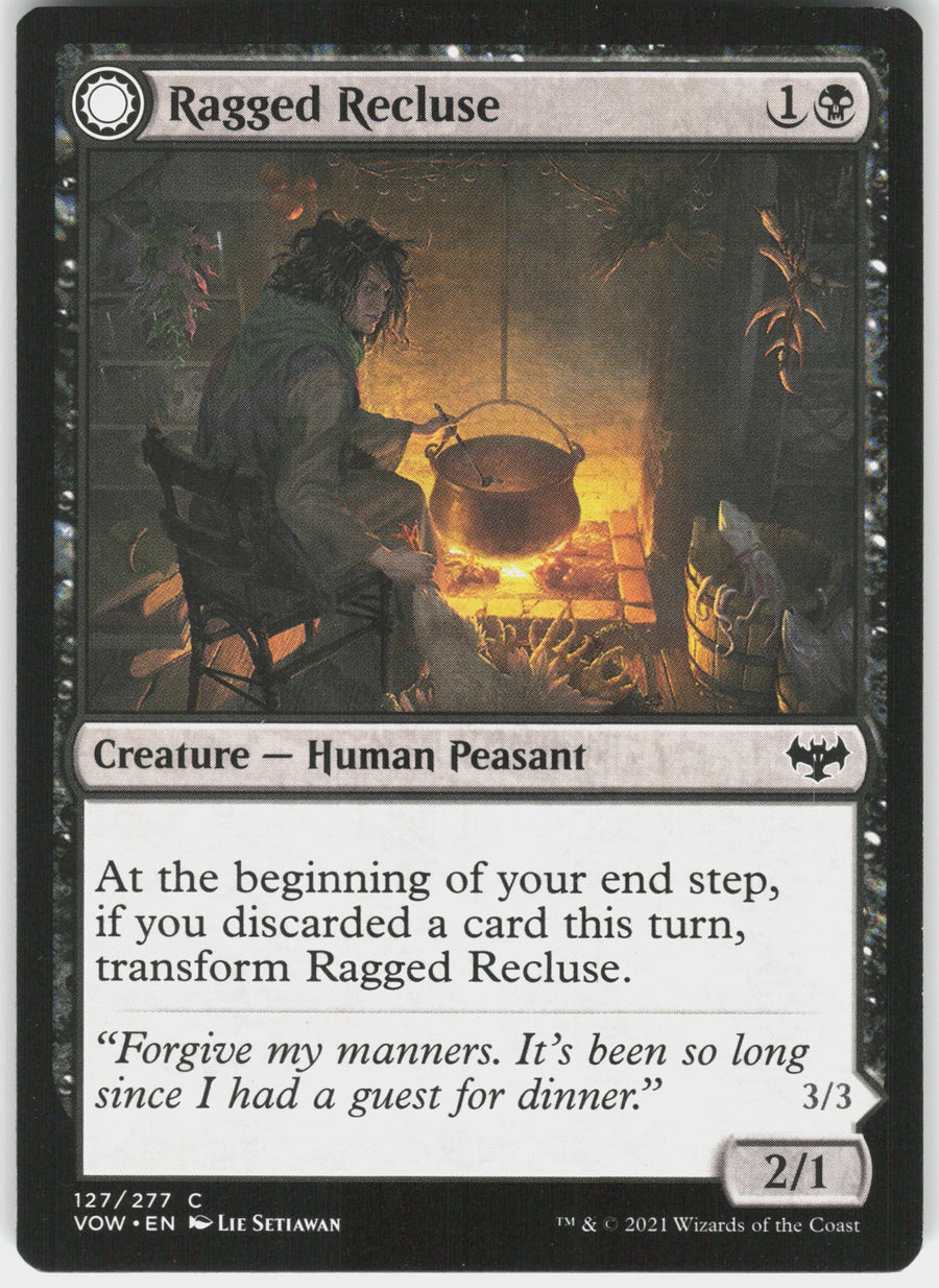 Ragged Recluse // Odious Witch #127/277 Innistrad: Crimson Vow MTG English