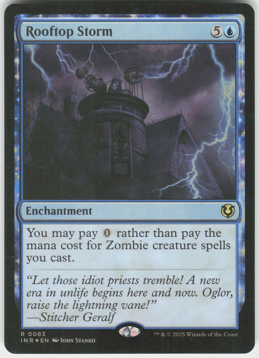 Rooftop Storm #83 Holofoil