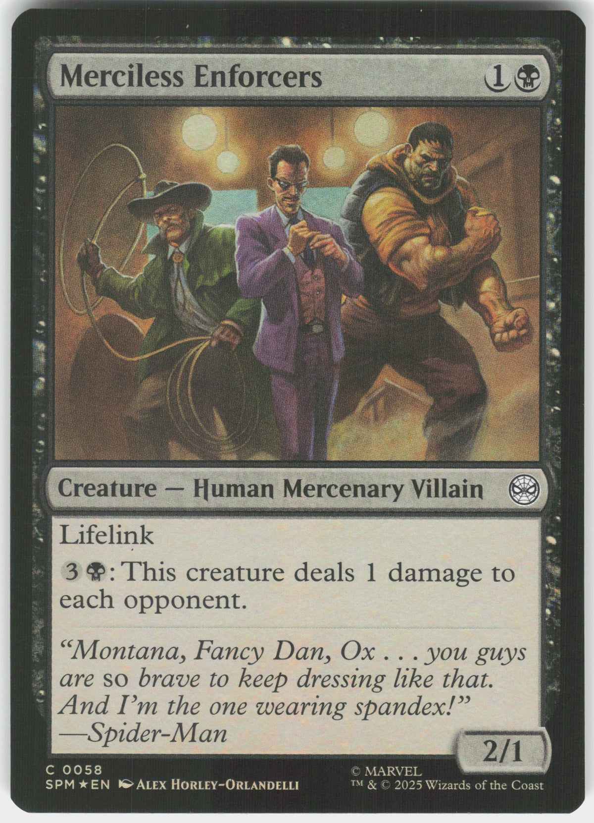 Merciless Enforcers #58 NM
