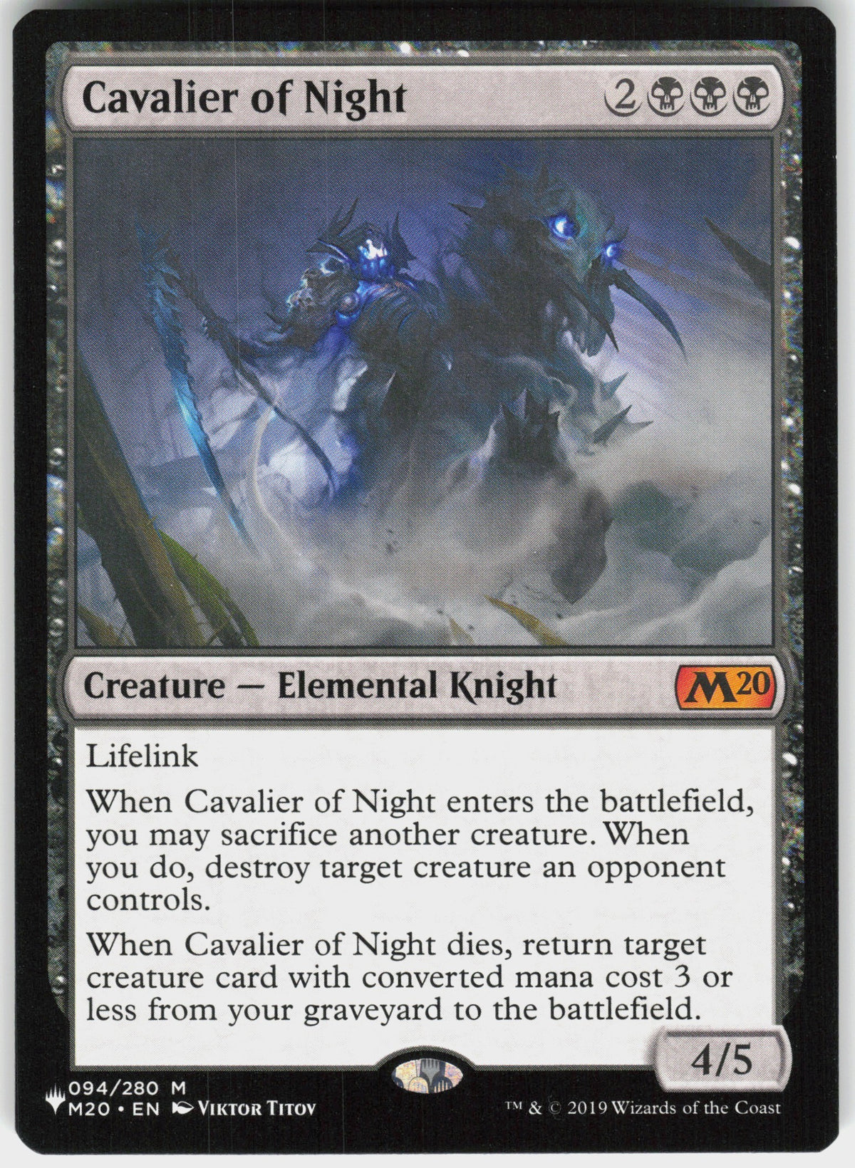 Cavalier of Night #94 NM