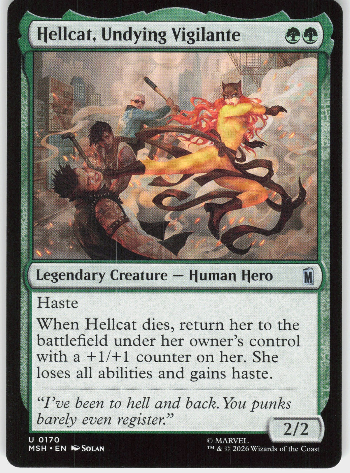 Hellcat, Undying Vigilante #170 NM