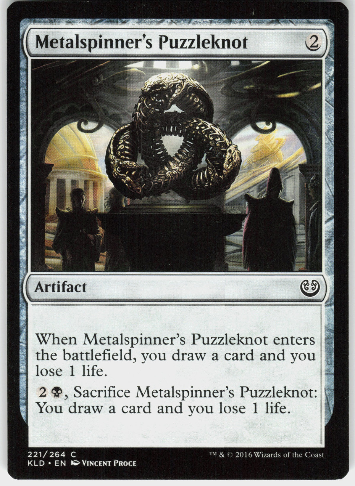 Metalspinner's Puzzleknot #221 NM