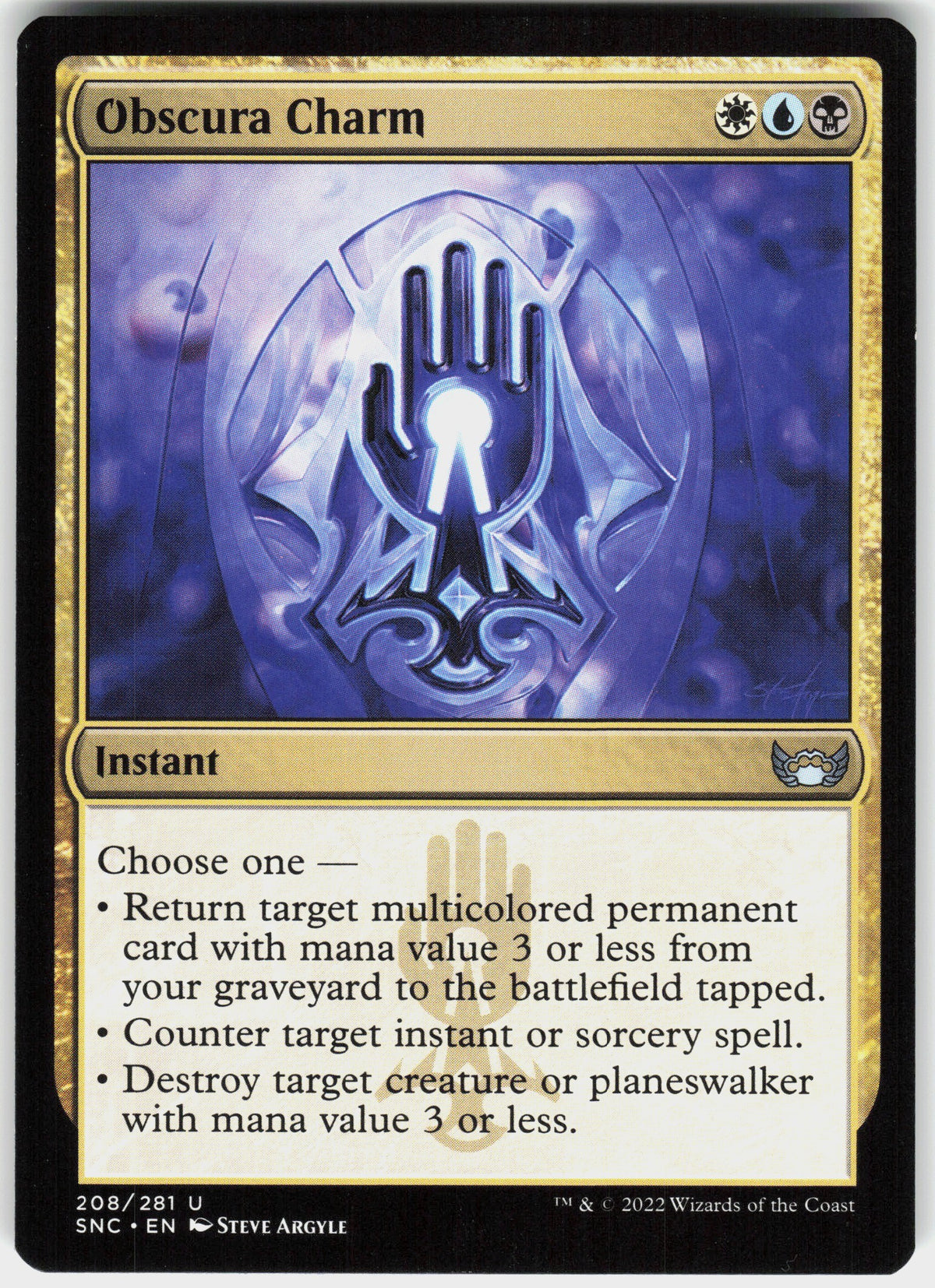 Obscura Charm #208 NM